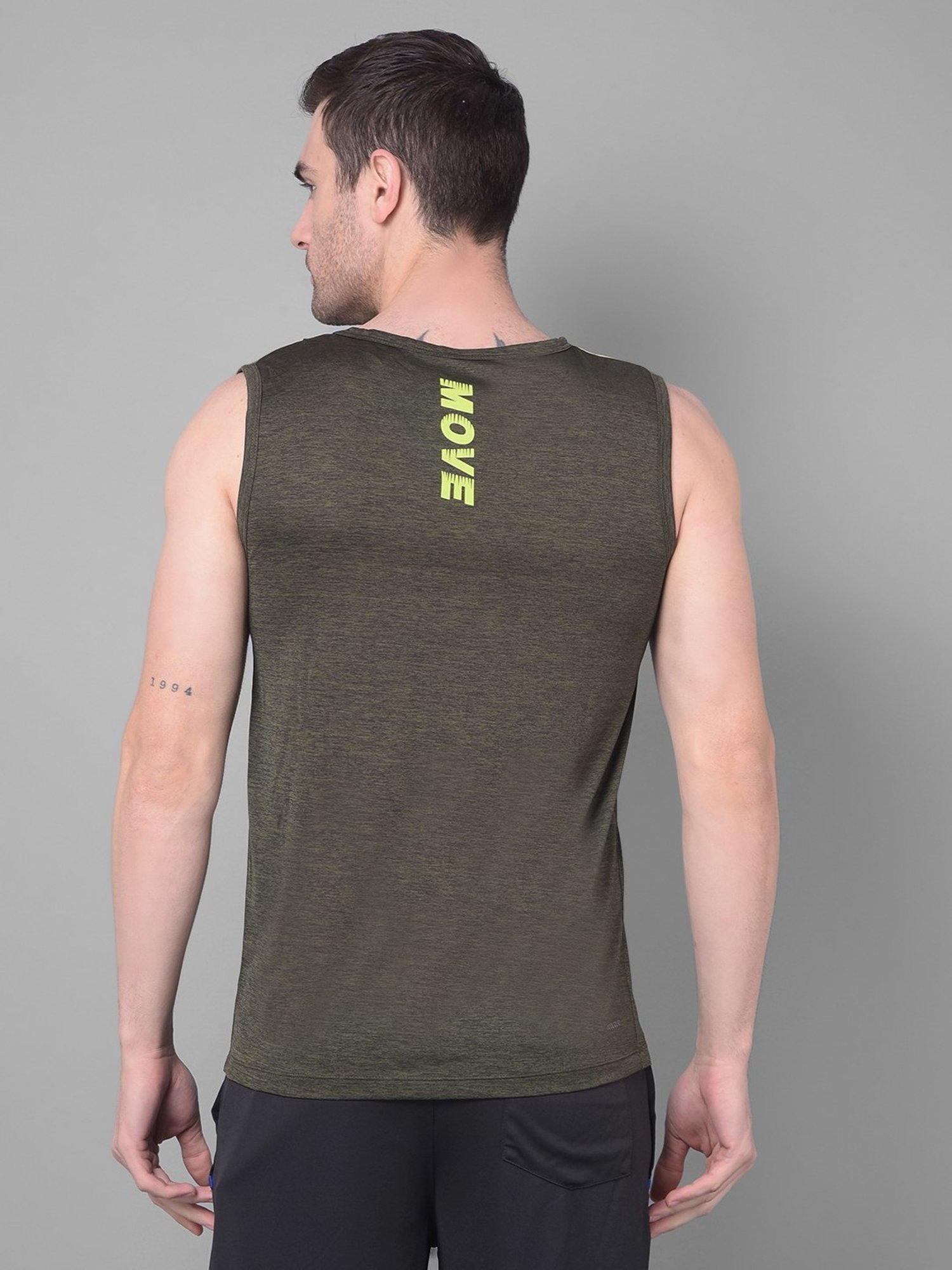 Force NXT Multicolored Regular Fit Gym Vest - Pack Of 5