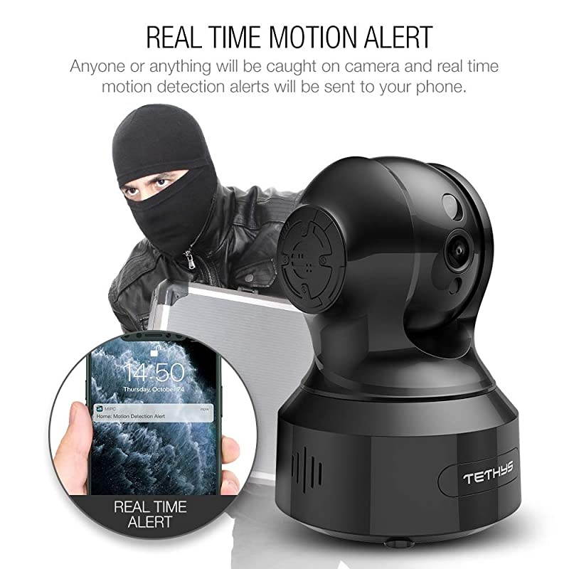 Wireless Security Camera 1080P Indoor Work with Alexa PanTilt WiFi Smart IP Camera Dome Surveillance System wNight VisionMotion Detection2Way AudioCloud for HomeBusiness Baby Monitor