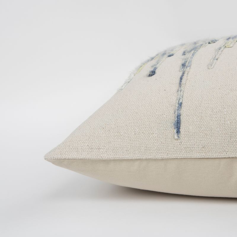 20"x20" Oversize Square Throw Pillow Blue - Rizzy Home