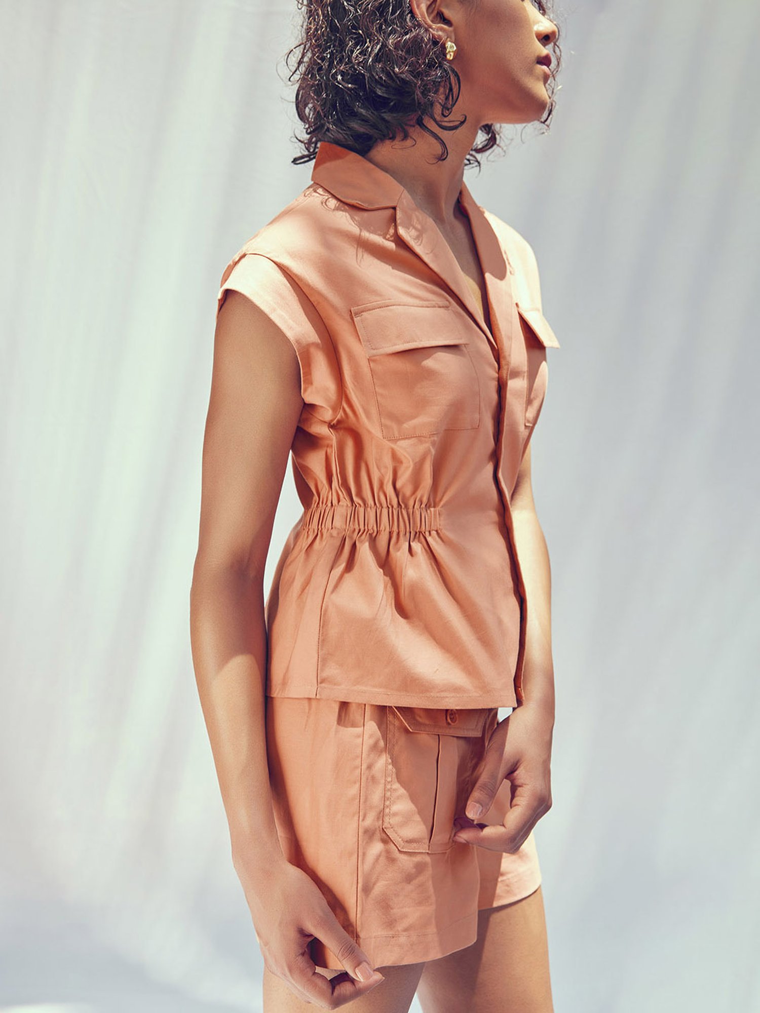 The Label Life Dark Beige Shacket