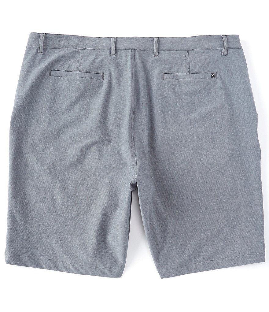 Callaway Big & Tall Textured Performance Stretch 10.5#double; Inseam Shorts