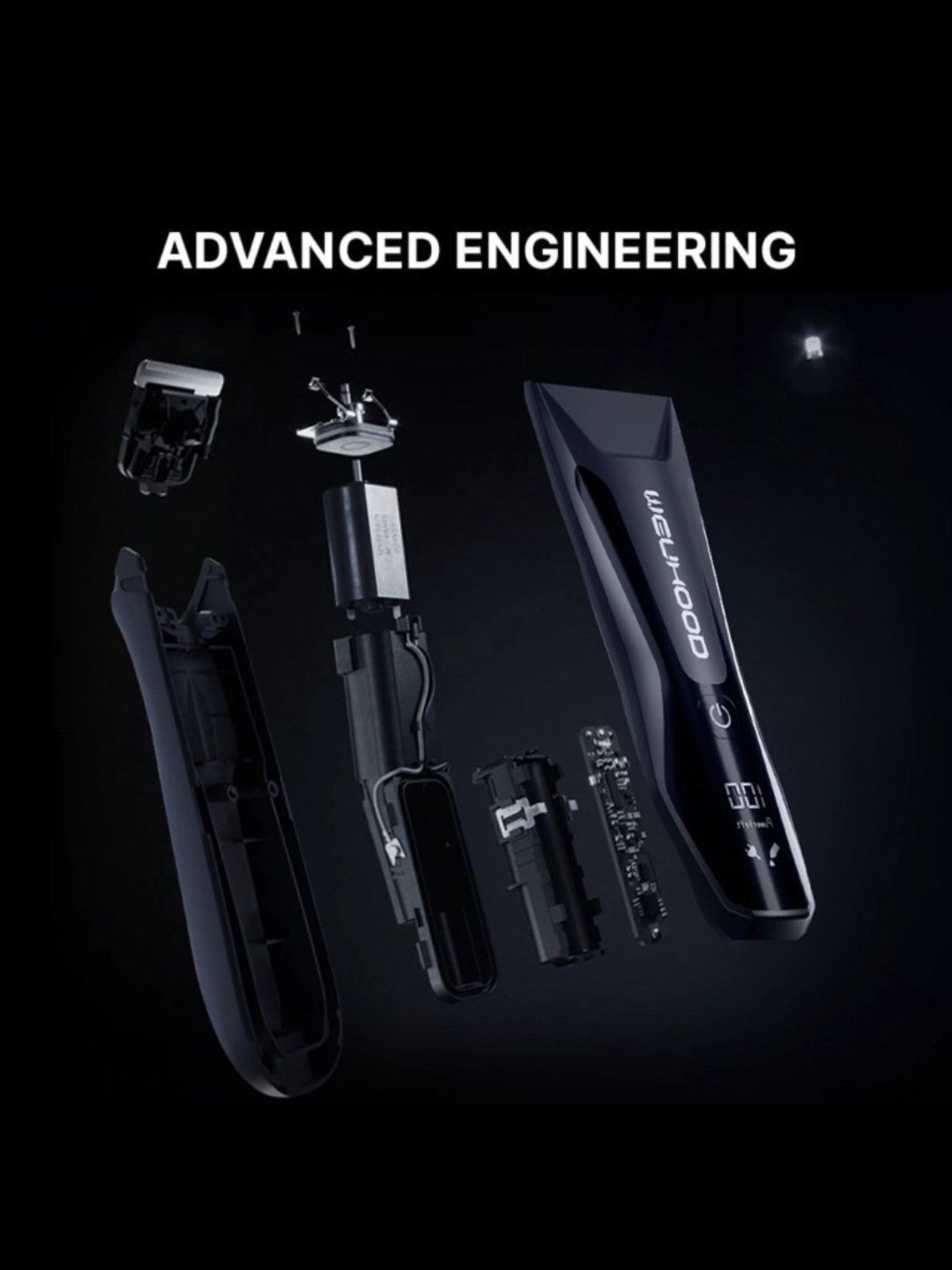 Wahl Professional Moser 1400 Germany Hair Clipper (Maroon)