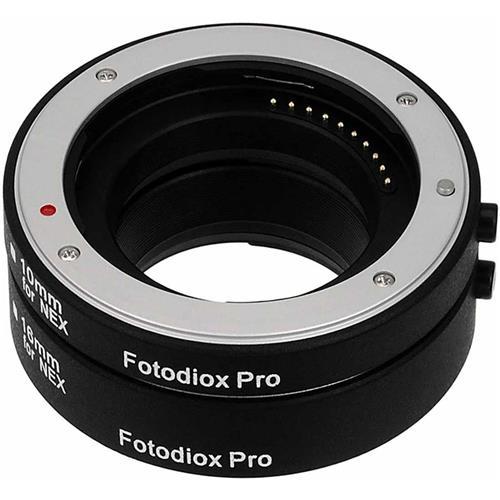 Fotodiox Auto Macro Extension Tube Kit for Sony E-Mount (NEX) Mirrorless Camera