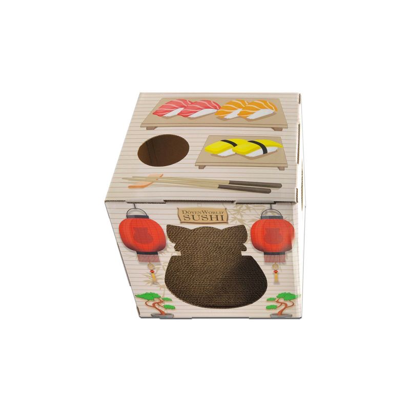 DoyenWorld Sushi Funbox with Cat Scratcher Board
