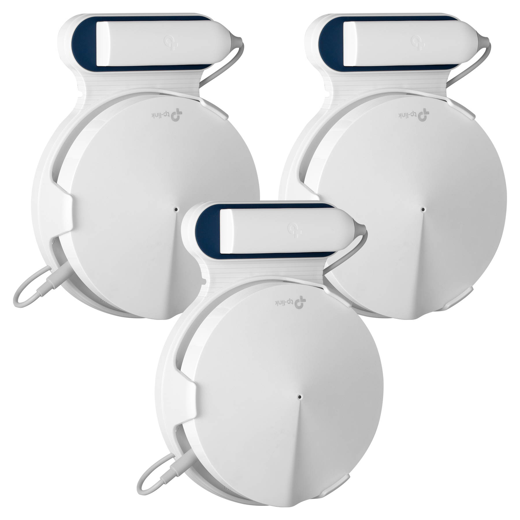 STANSTAR Wall Mount for TP-Link Deco M9 Plus Whole Home Mesh WiFi System, Sturdy Bracket Holder , Without Messy Wires(3Pack)