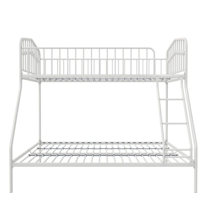 Bushwick Metal Kids' Bunk Bed Twin/Full White - Novogratz