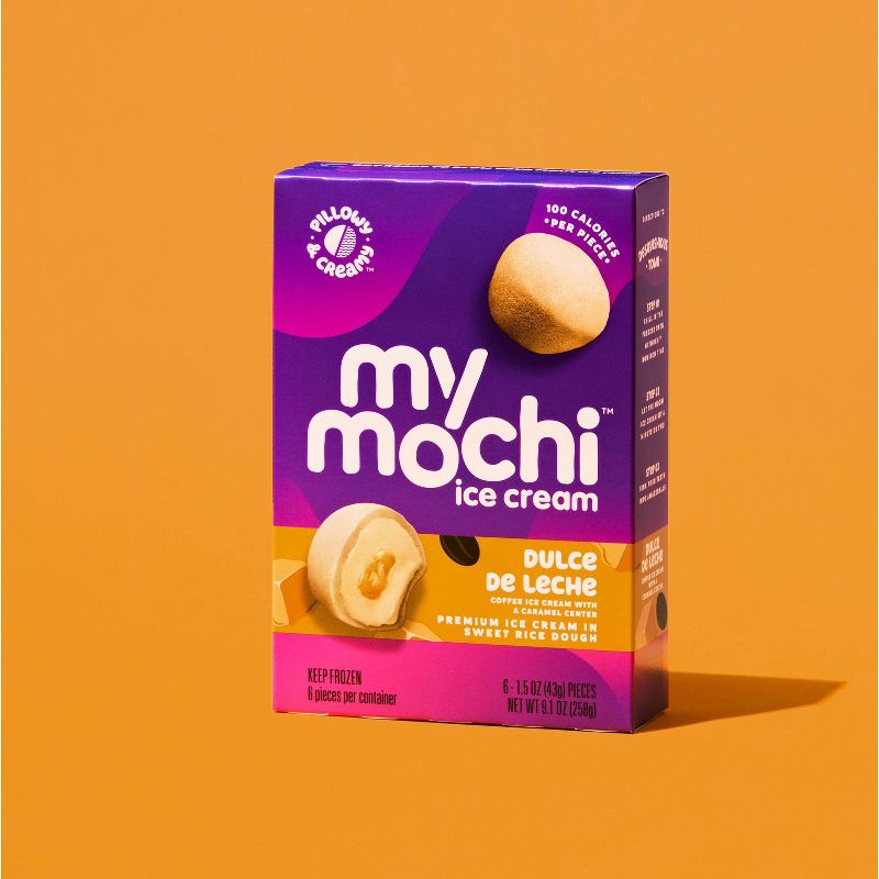 My/Mochi Third Layer Dulce de Leche Ice Cream - 6pk