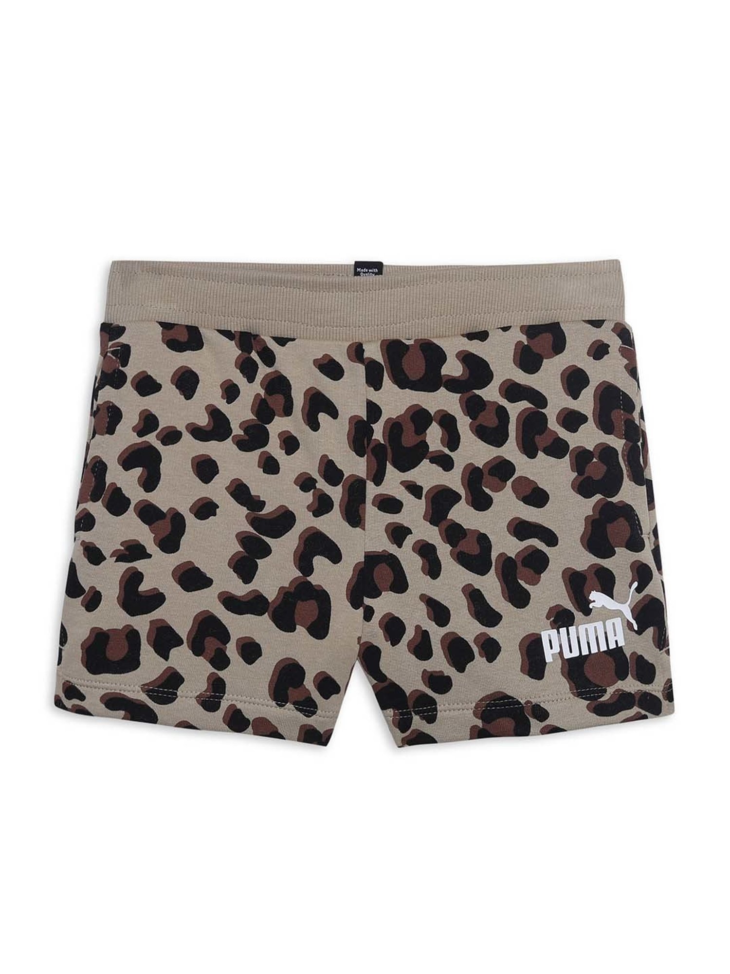 Kiddopanti Kids Coral & Neon Green Logo Cycling Shorts (Pack of 2)