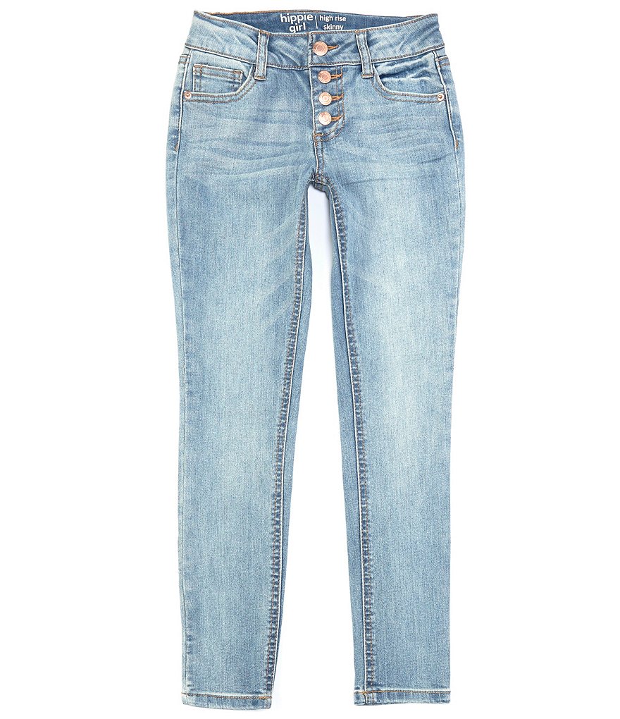 Celebrity Pink Big Girls 7-16 Skinny-Fit Roll-Cuff Jeans