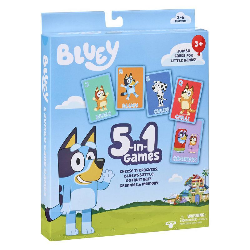 Bluey 5-in-1 Card Game