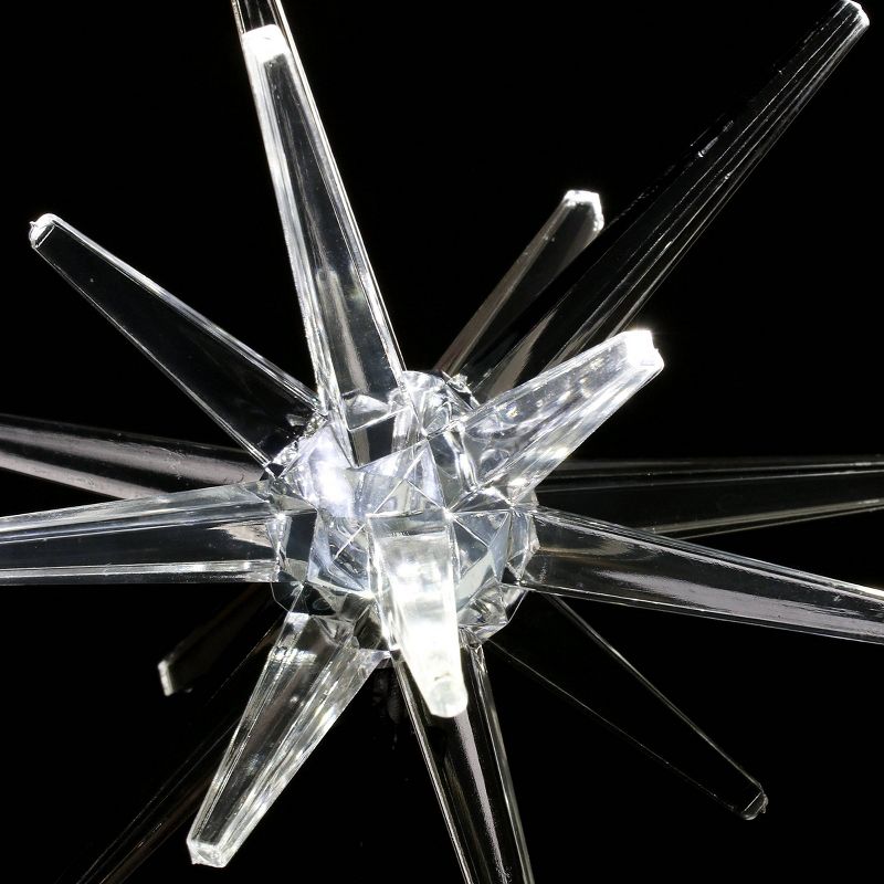 27.5" Acrylic Star Solar Stake - Exhart