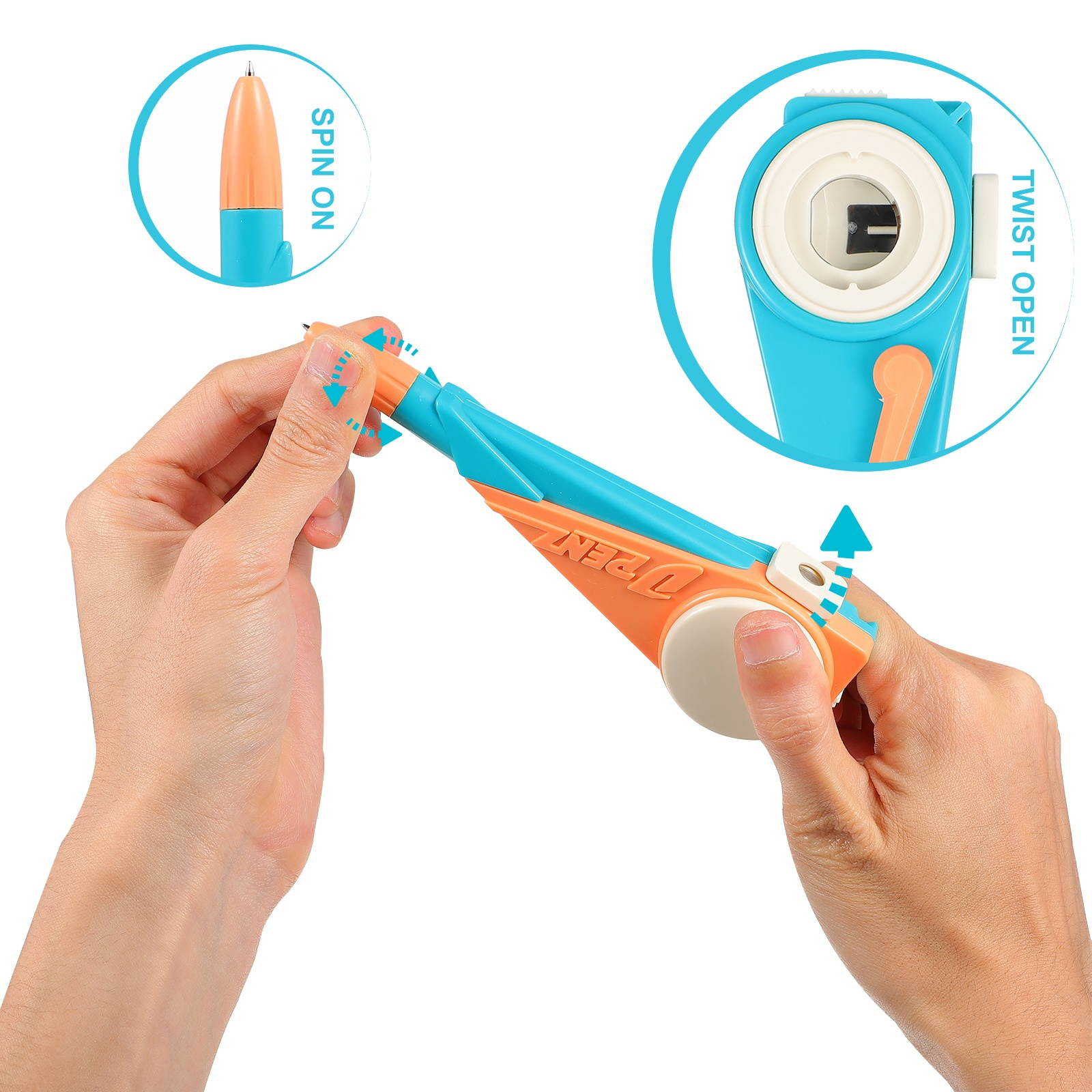 Kid Toy Pen Learning Ballpoint Pen Play and Experience Write and Draw Pen