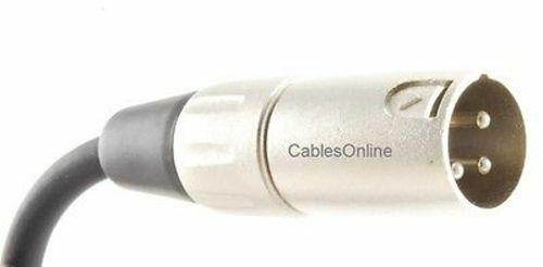 6ft. Kirlin XLR 3-Pin Male / 1/4" Mono Male Shielded OFC Microphone Cable