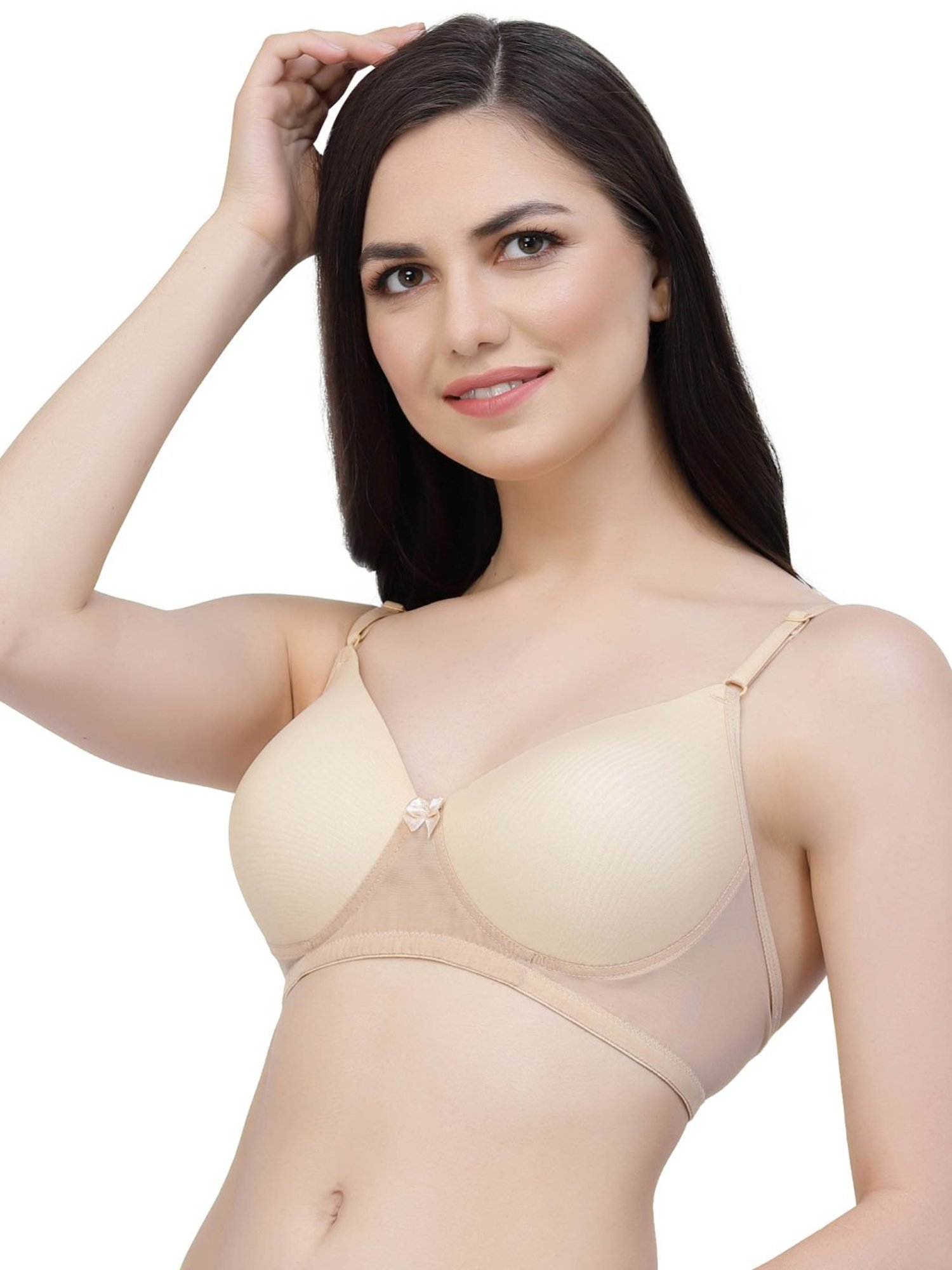 Cukoo Beige Padded Everyday Bra