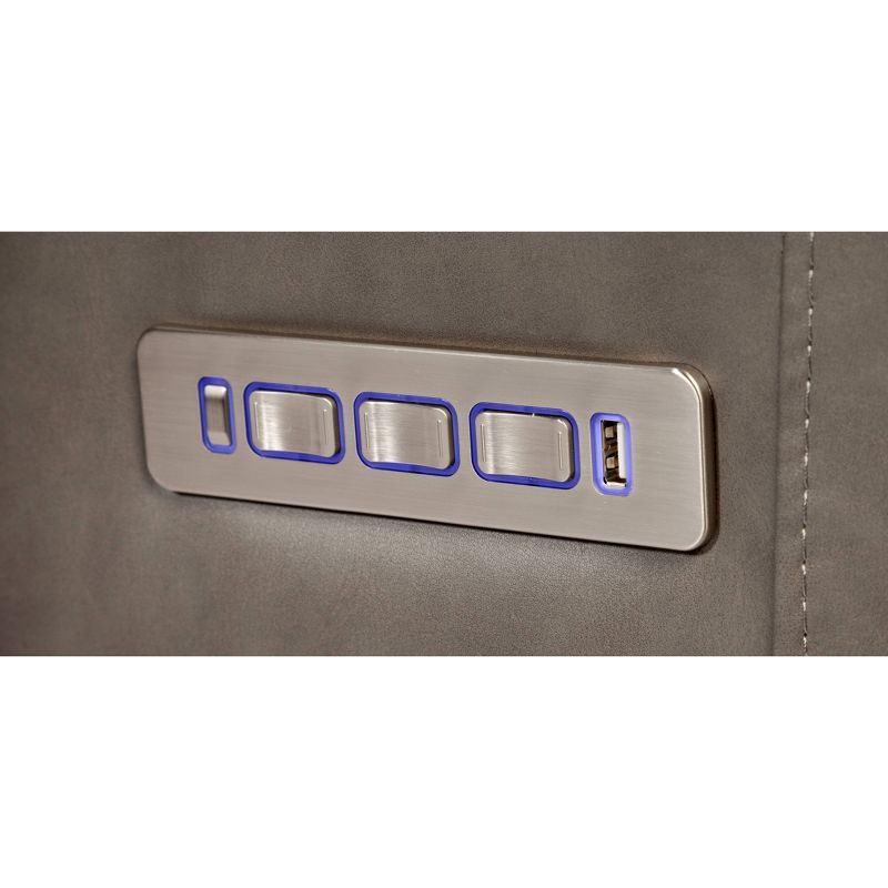 Lincoln Power Recliner Gray - Relaxzen