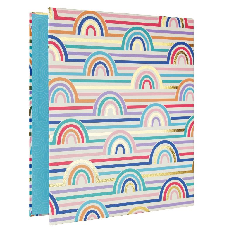 1" Ring Binder Rainbows Semicircles - greenroom