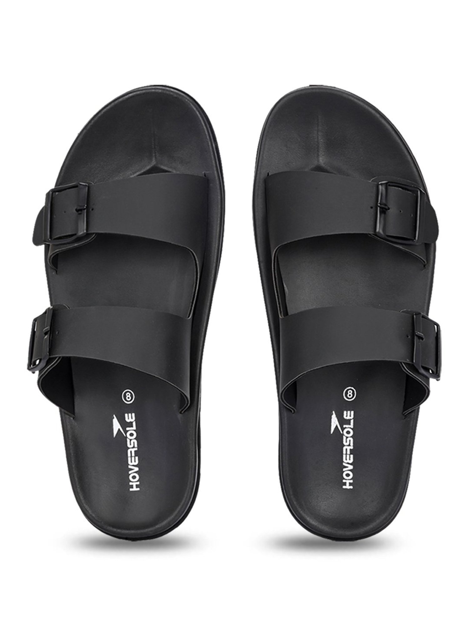 Hoversole Men's Black Casual Sandals