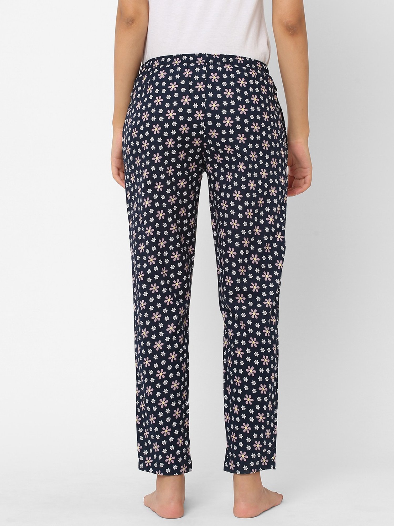 Urban Scottish Navy Floral Print Lounge Pants