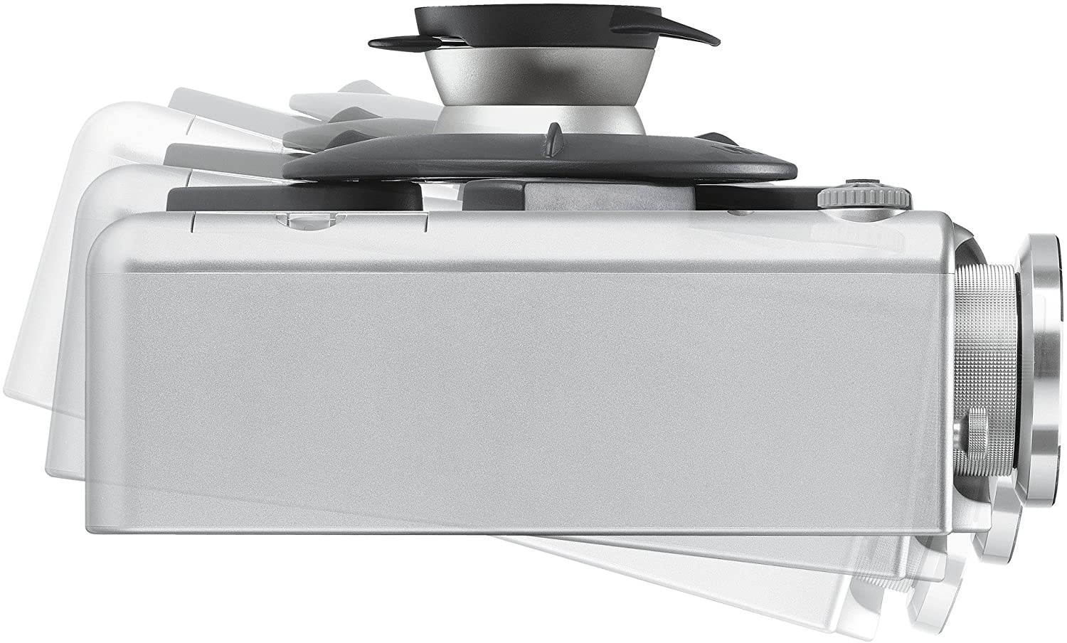 Vogel's Projector Ceiling Mount, Universal Swivel and Tilt - EPC 6545 Bracket for projectors max 22 lbs | Black/Silver