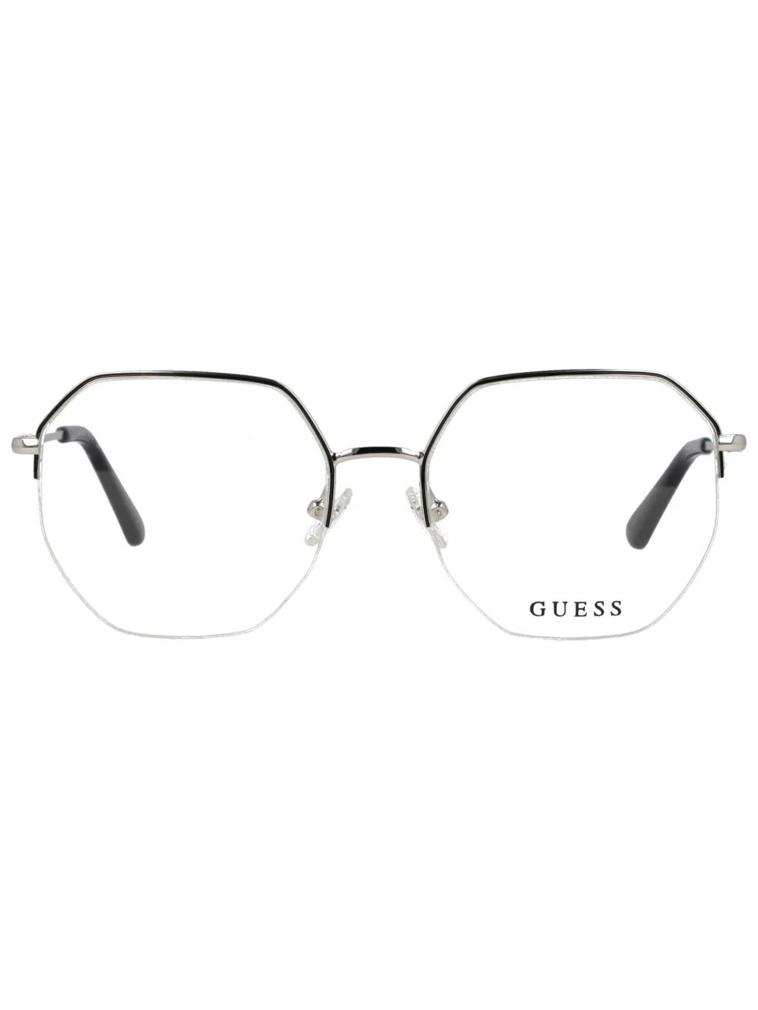 Guess Silver Round Eye Frames for Women