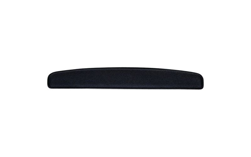 Allsop Memory Foam Wrist Rest - Black - (30205) - 1" x 18" x 2.8" Dimension - Black - Memory Foam, Rubber Back - Anti-skid, Stress Resistant