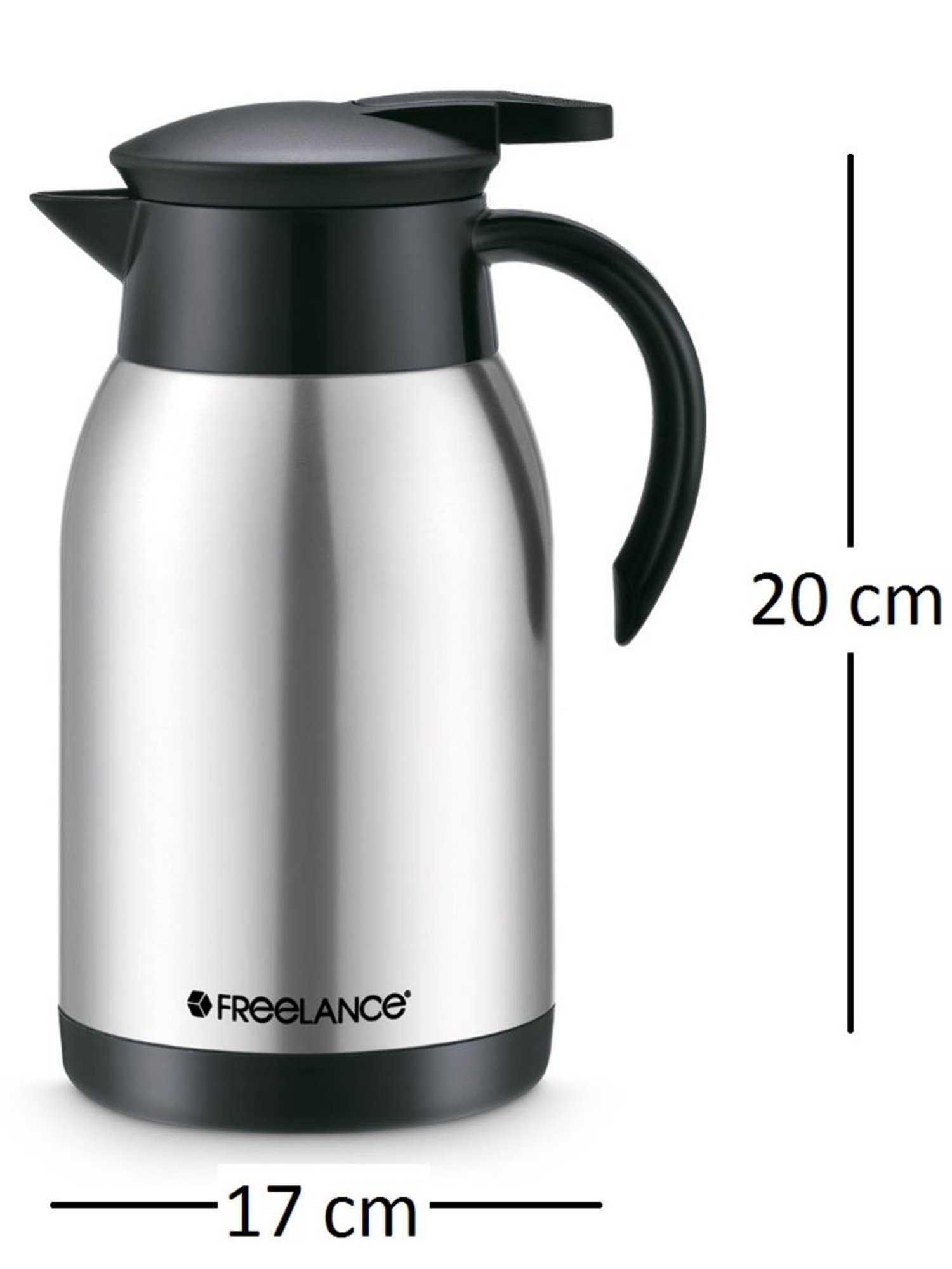 Freelance Silver Steel 1000 ml Vacuum Flask