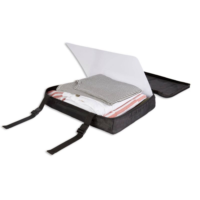 Brookstone Packing Cubes with Compression - Black