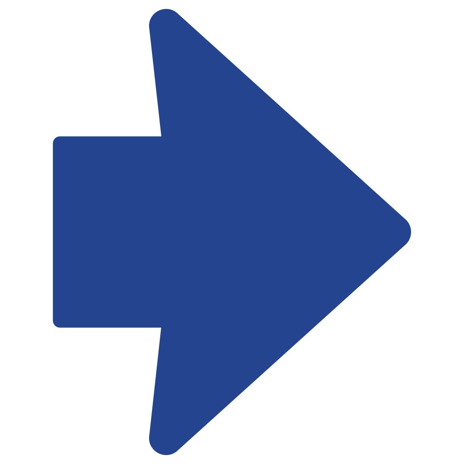 LiteMark 2 Inch X 3 Inch Grey Trail Marker Arrow Decals - Pack of 48