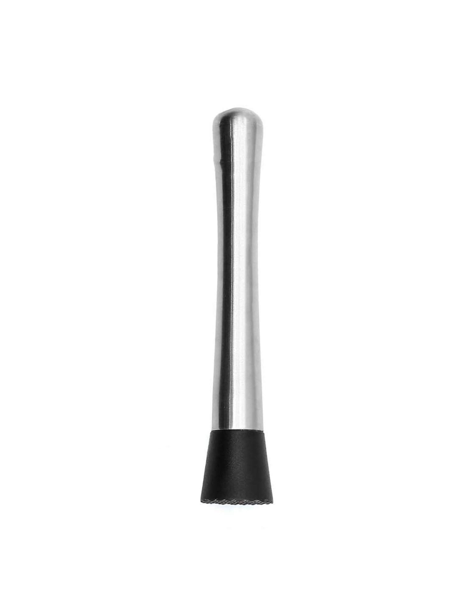 HAZEL Silver Stainless Steel Cocktail Muddler With Easy Grip