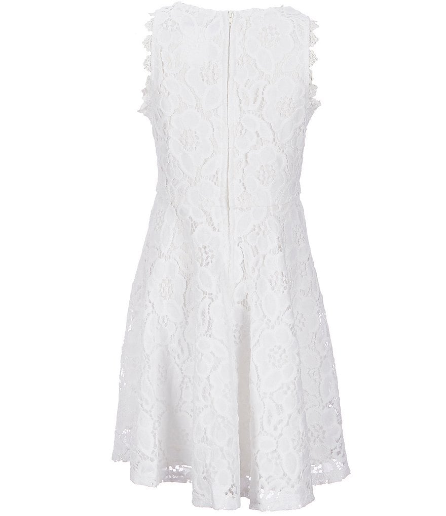 Rare Editions Big Girls 7-16 Tie-Dye Pleated Chiffon Maxi Dress