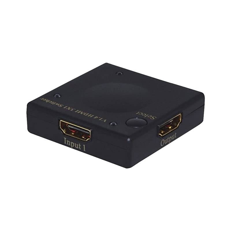 HDMI Intelligent Mini Switch 3X1 v14 Supports 3D 4Kx2K