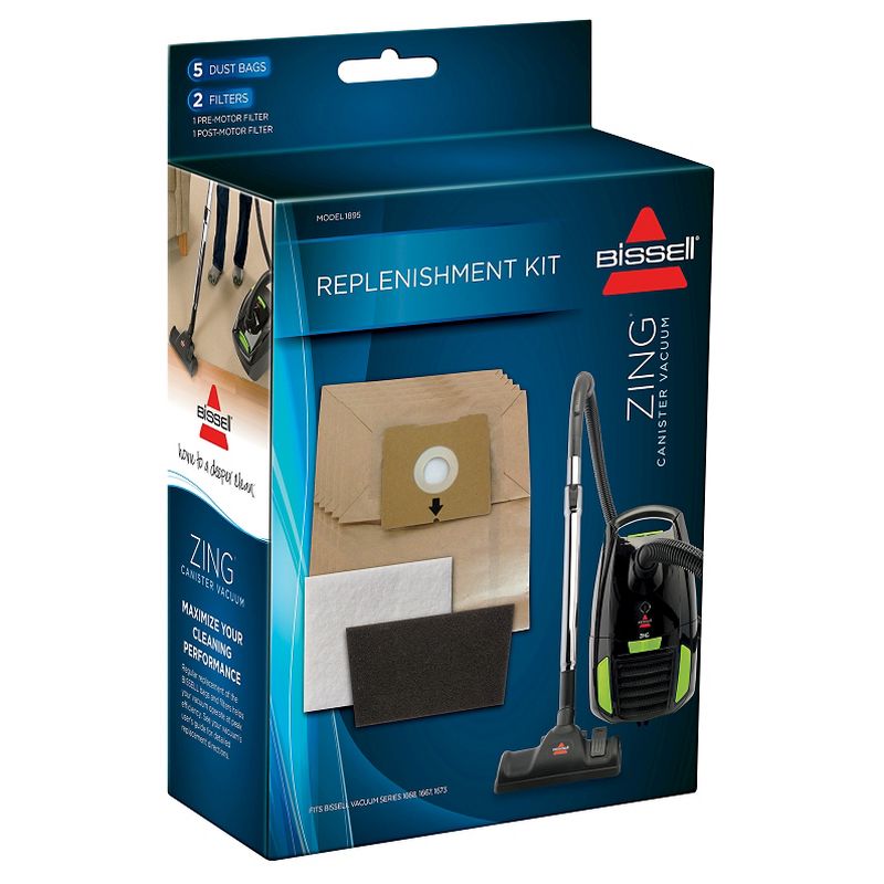 BISSELL Zing Bagged Canister Bags & Filter Replenishment Kit - 1895