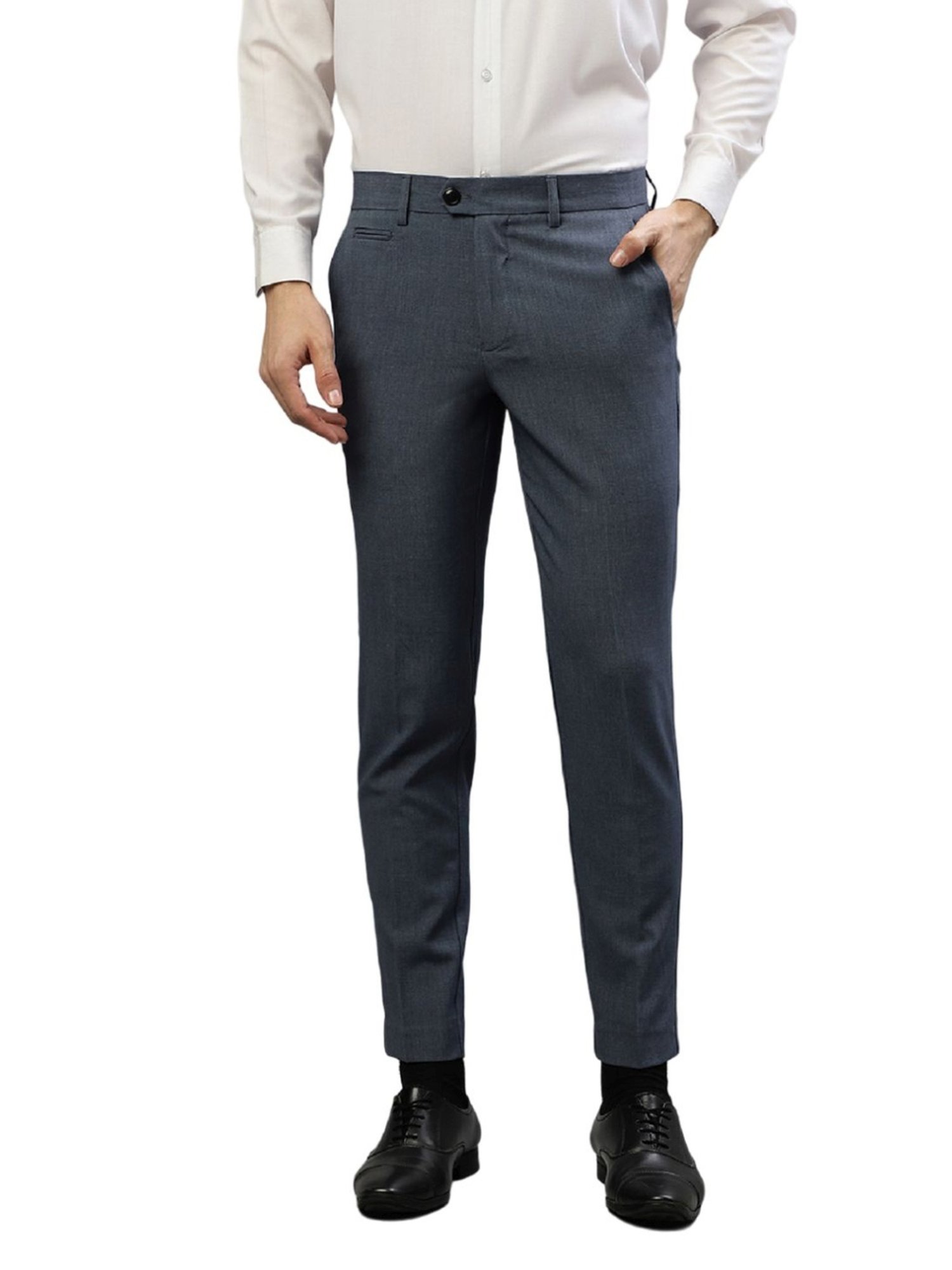 Lindbergh Blue Slim Fit Trousers