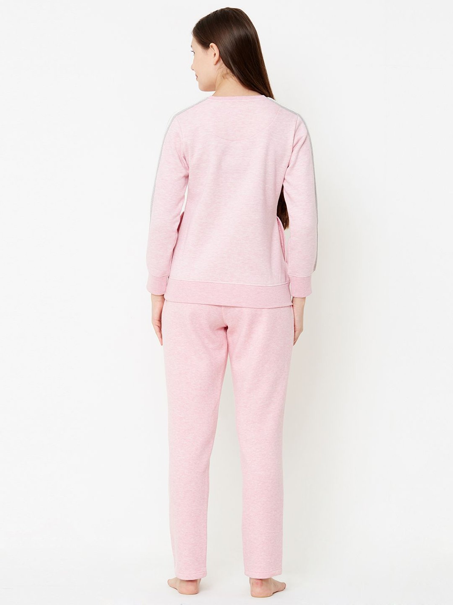 Sweet Dreams Pink Mel Embroidered Tracksuit