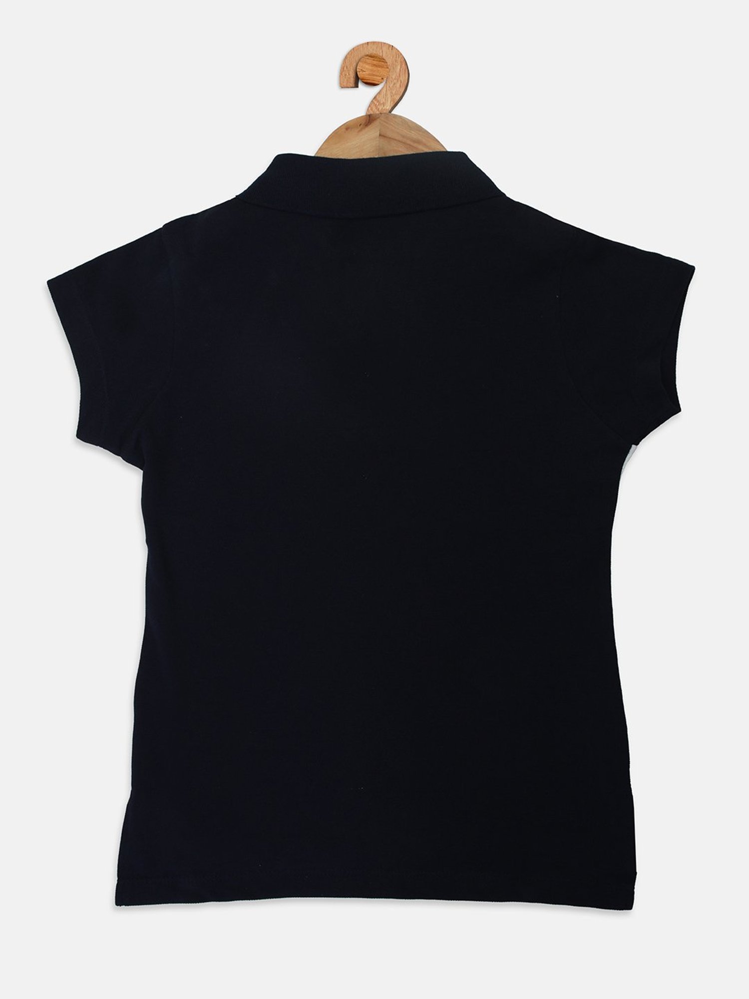 NINS MODA Kids Navy & White Printed Polo T-Shirt