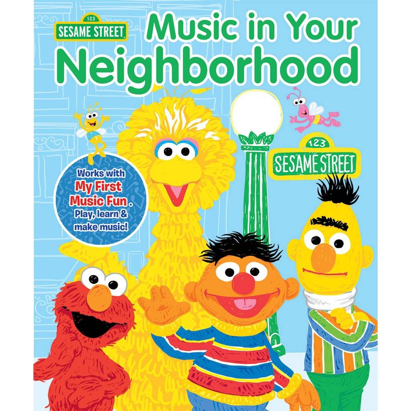 Pi Kids Sesame Street My First Music Fun Keyboard Composer & 8-Book Library Boxed Set