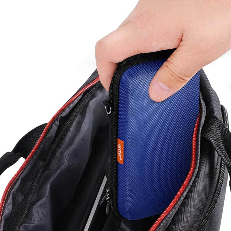 Portable Protection Hard EVA Case for External BatteryCell PhoneGPSHard DriveUSBCharging CableCarrying Bag Mesh Inner PocketZipper Enclosure n Durable ExteriorUniversal Travel Pouch Bag