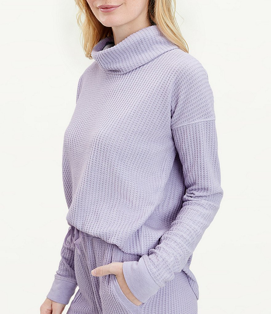 Splendid Knit Firestone Cowl Neck Coordinating Sweatshirt