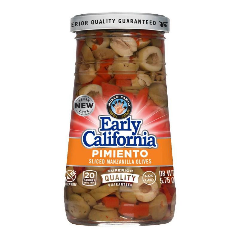 Early California Pimiento Sliced Manzanilla Olives - 5.75oz
