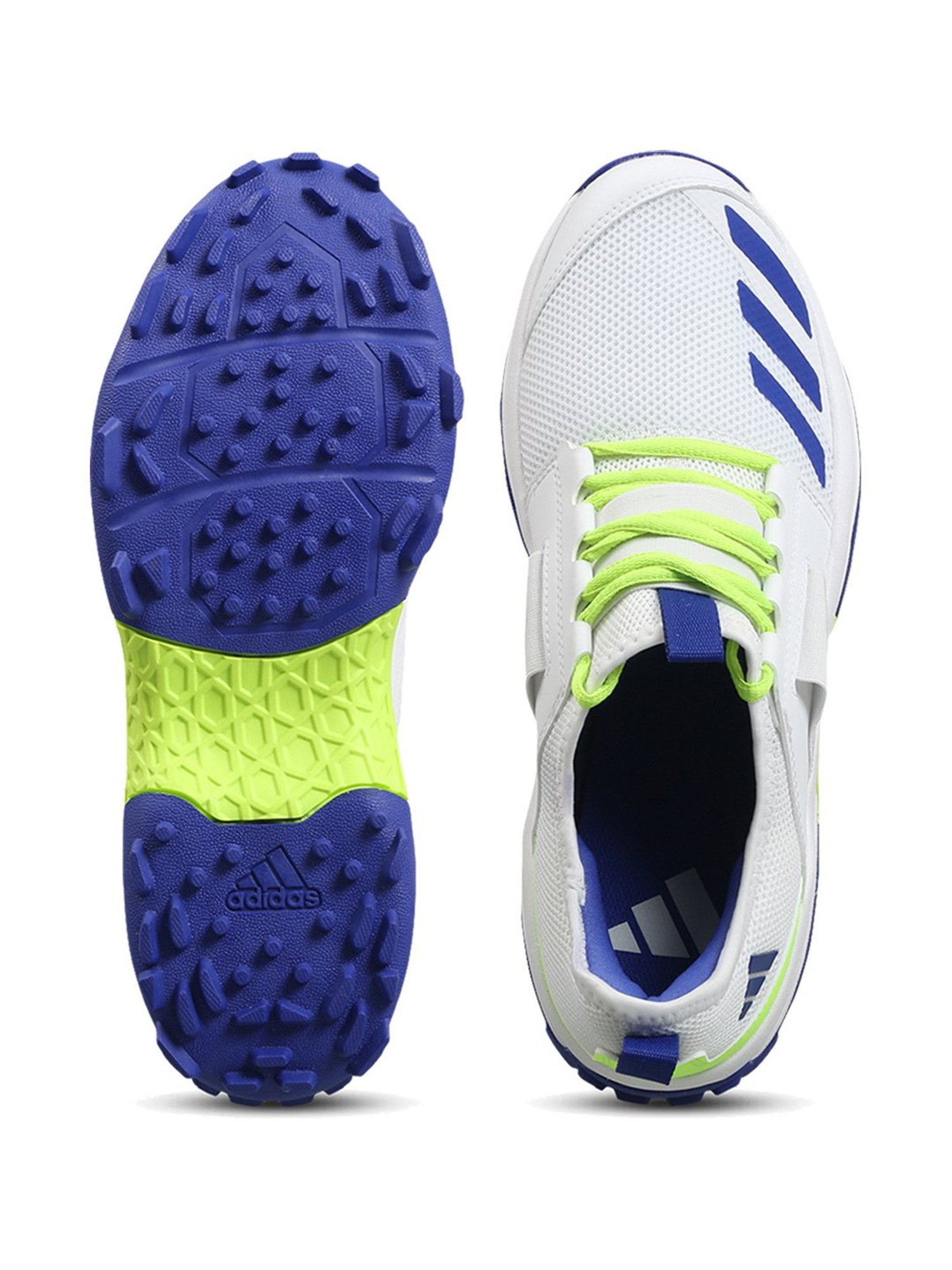 Adidas Men's Cricup 23 White Cricket Shoes