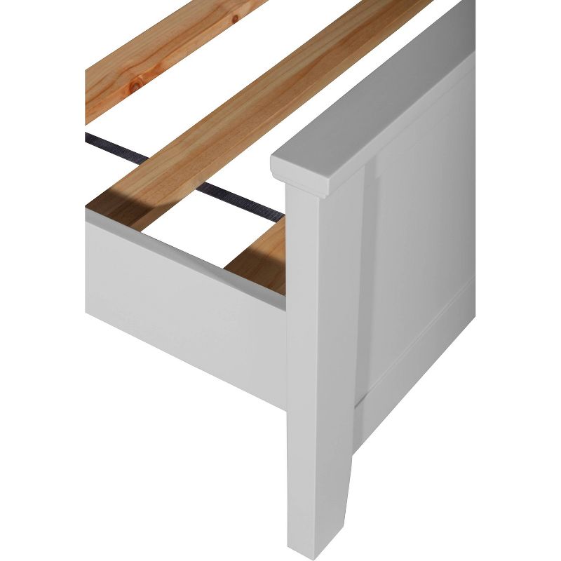 King Westport Wood Platform Bed Frame Gray - Finch