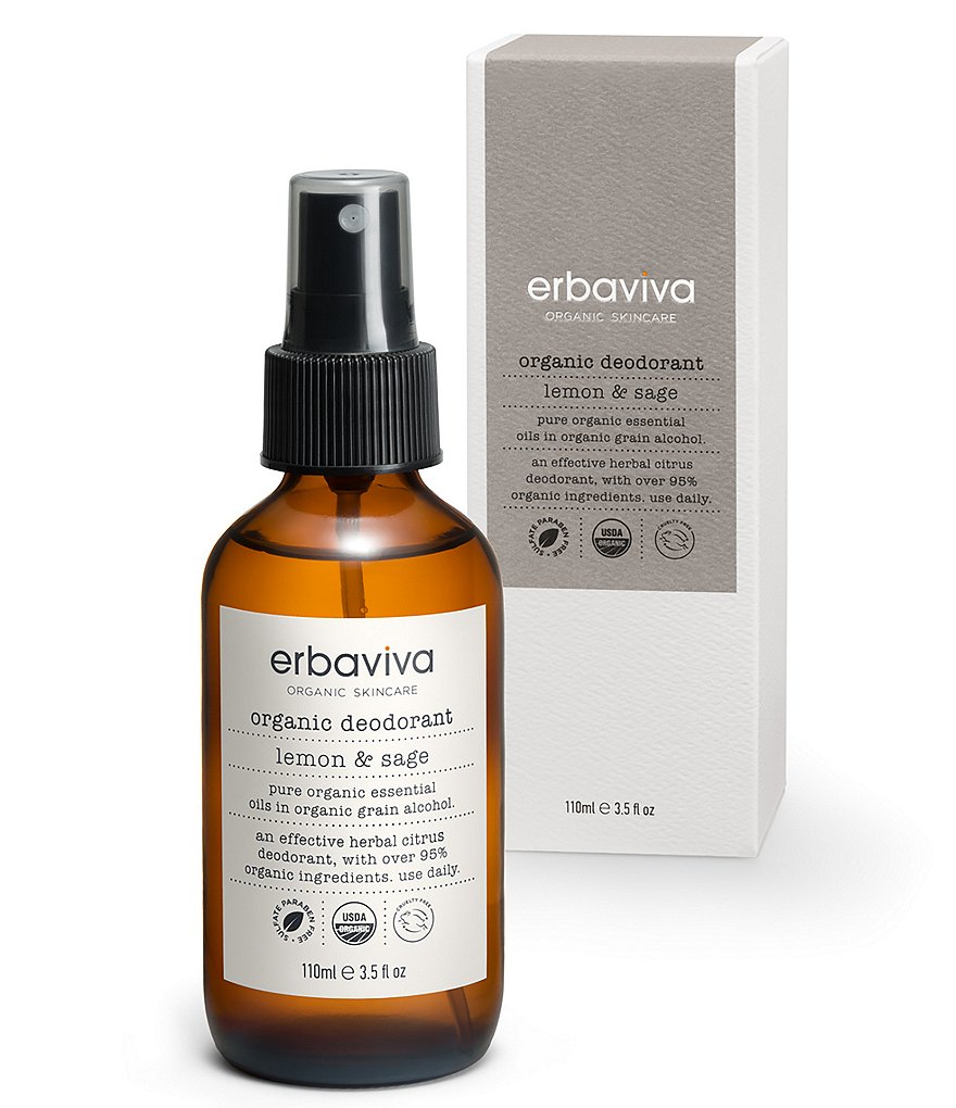 Erbaviva Lemon and Sage Organic Spray Deodorant