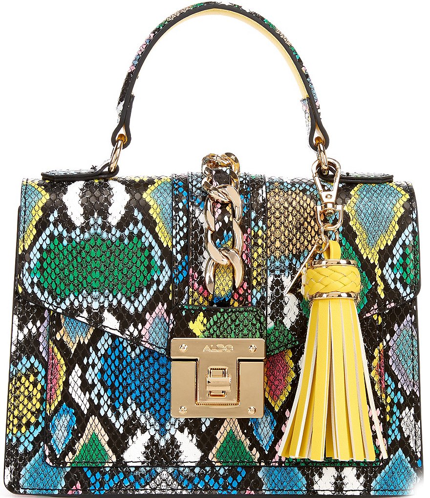 ALDO Martis Snake Top Handle Satchel Bag