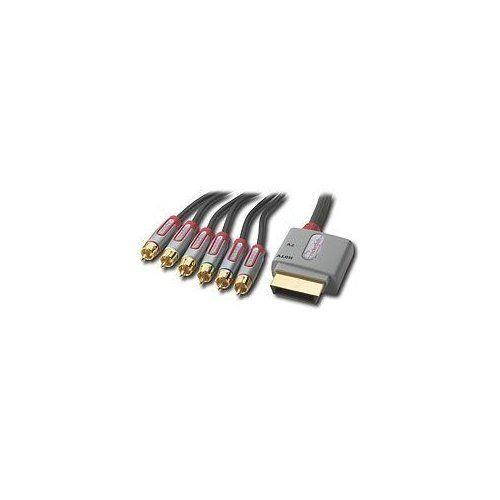 Rocketfish HD Component Video/stereo Audio Gaming Cable For Xbox 360 Gray 0E