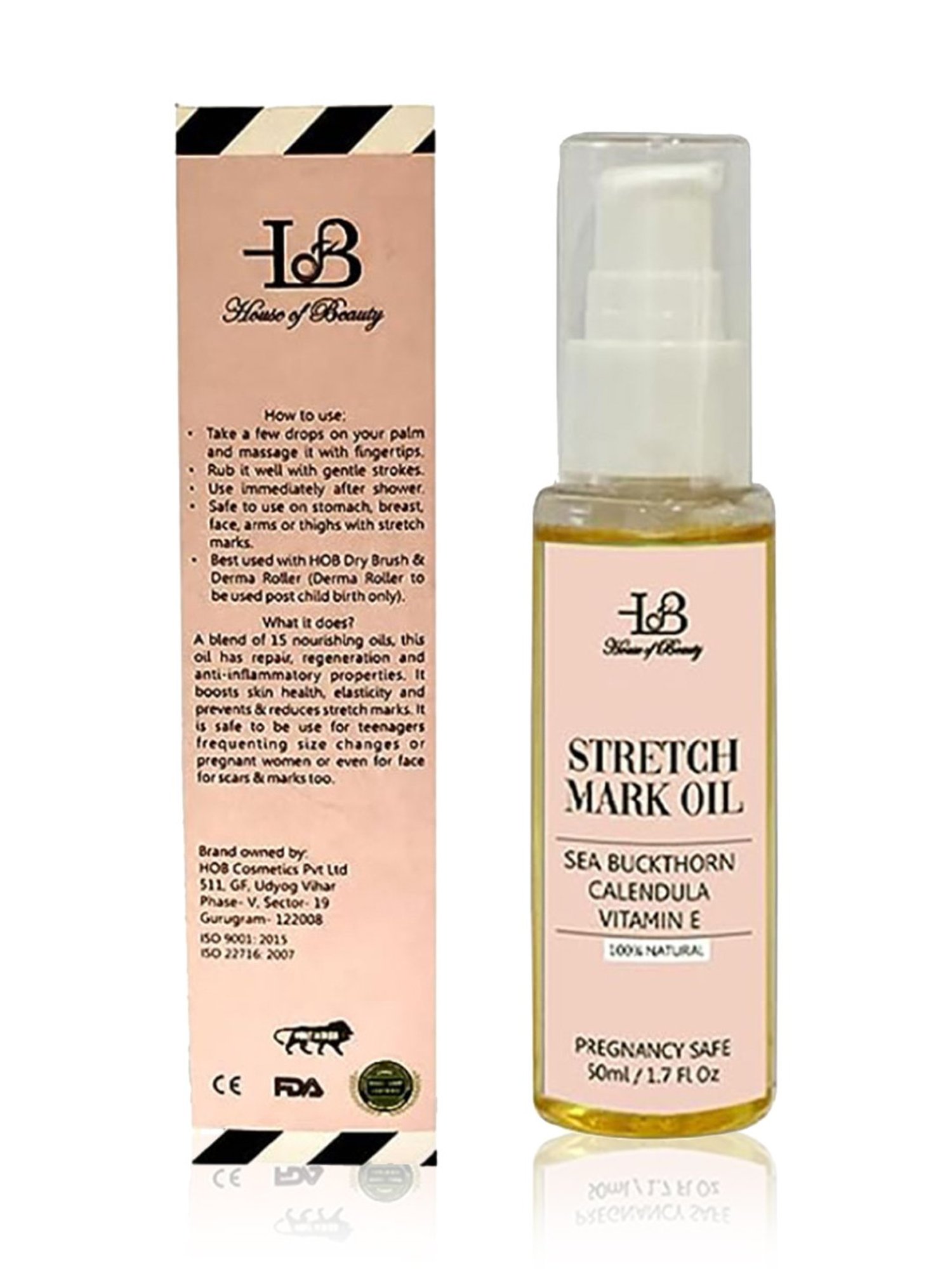House of Beauty Stretch Mark Oil - 50 ml