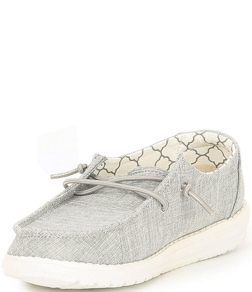 Hey Dude Girls' Wendy Linen Washable Slip-Ons (Youth)