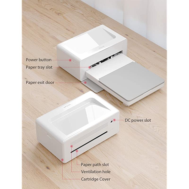 Photo Printer, Print (4 x 6) inch Photos, Bluetooth Instant Photo Printer, Android & iOS devices, only printer