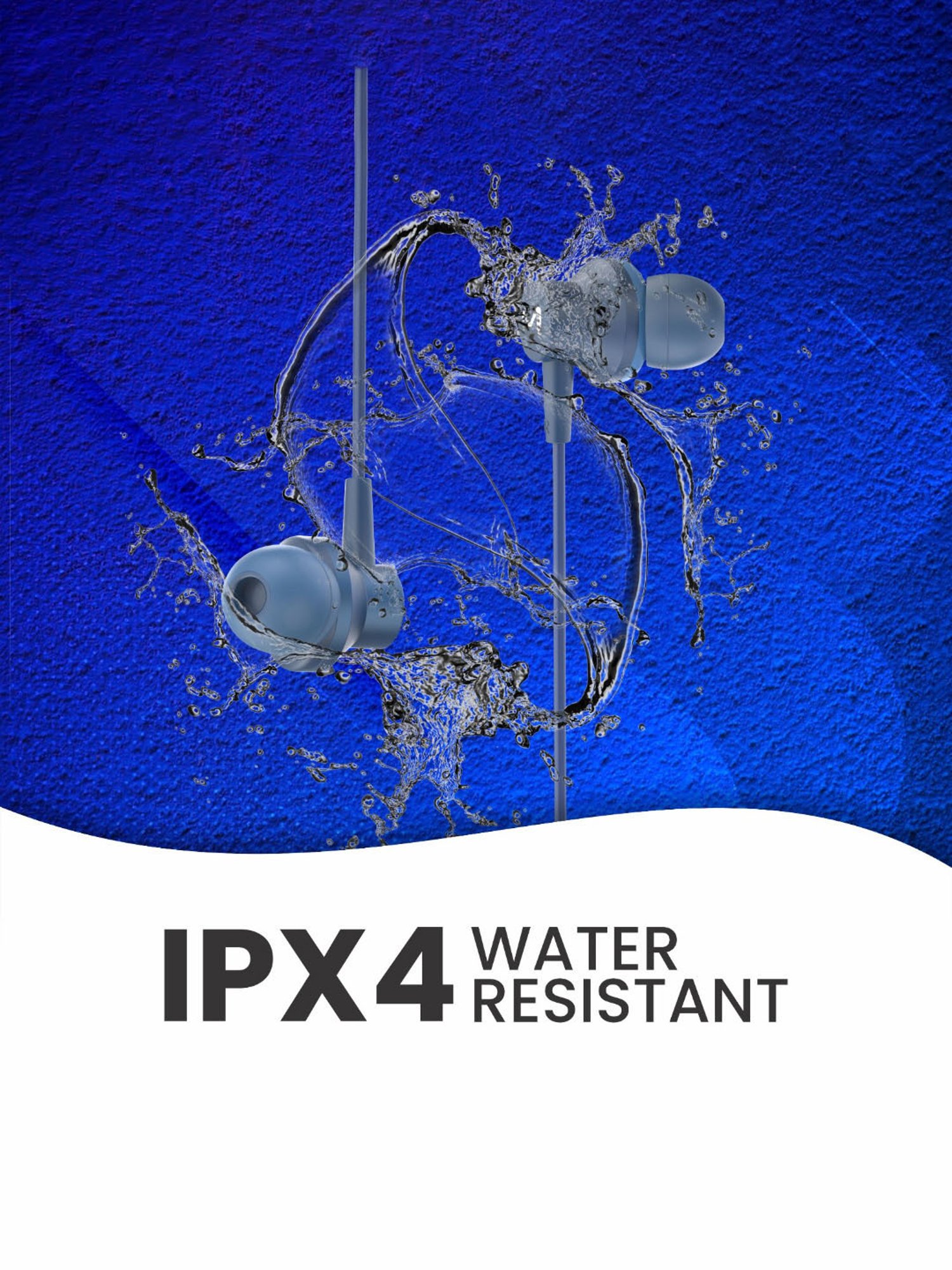 Maxx NX151 Pro In Ear Bluetooth Neckband with Upto 25 Hours Playtime & Fast Charging (Blue)