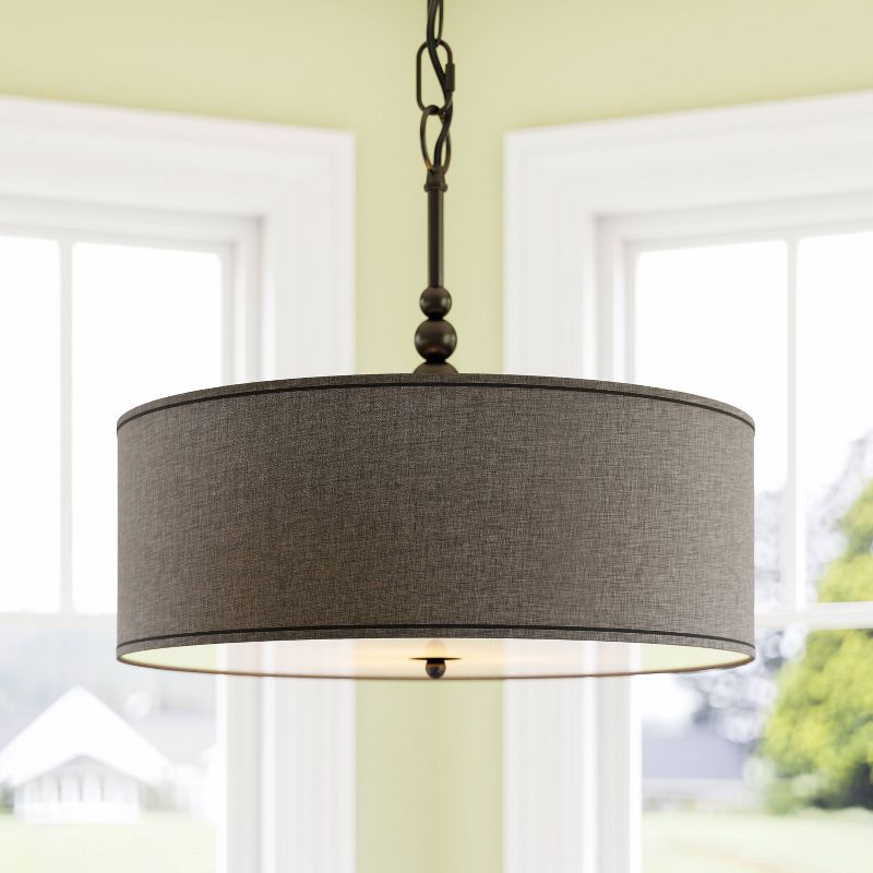 Kenroy Home Oil Rubbed Bronze Finish Margot 3 Light Pendant