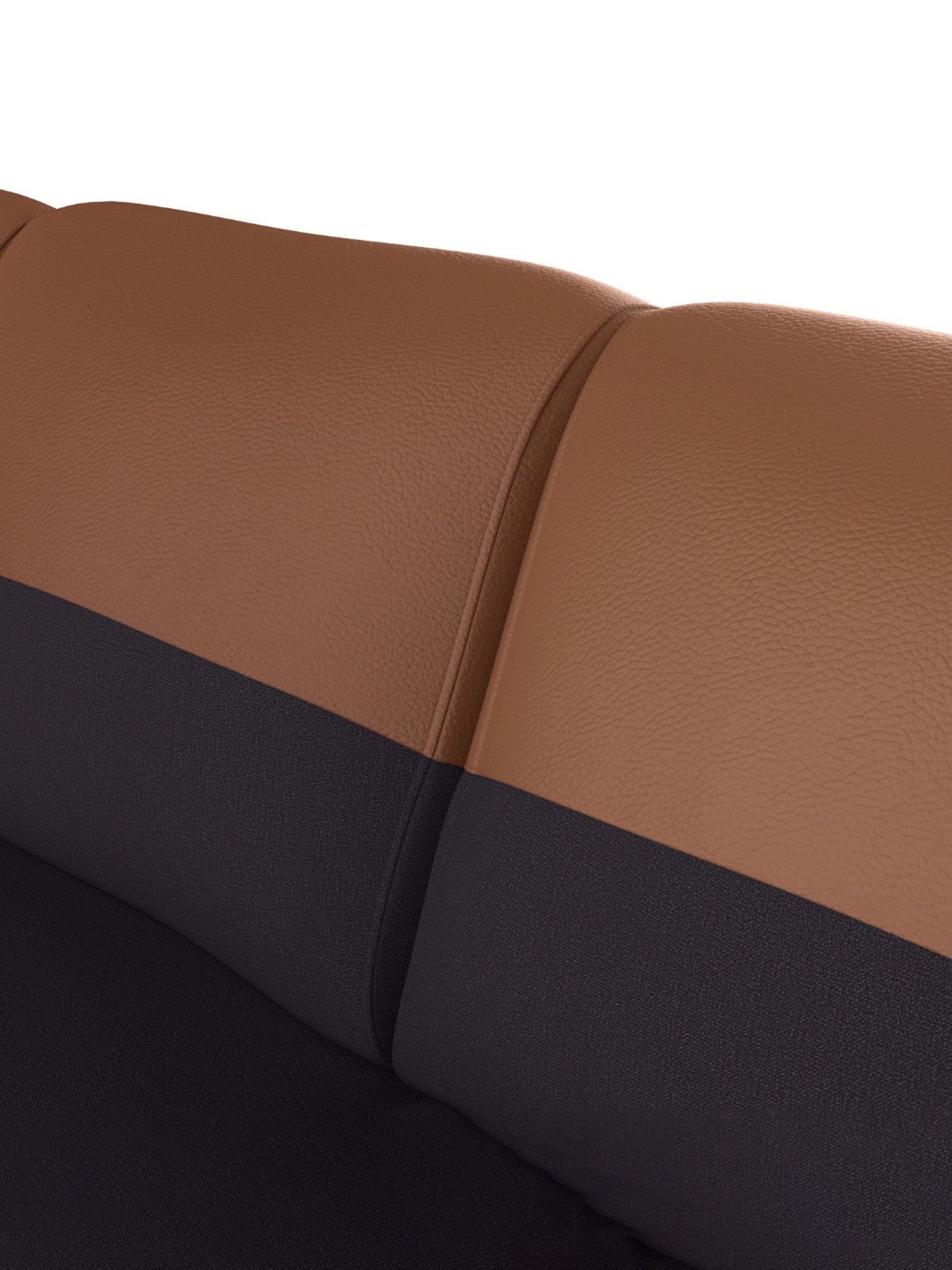 Godrej Interio Collet V2 Brown Pinewood 3 Seater Sofa